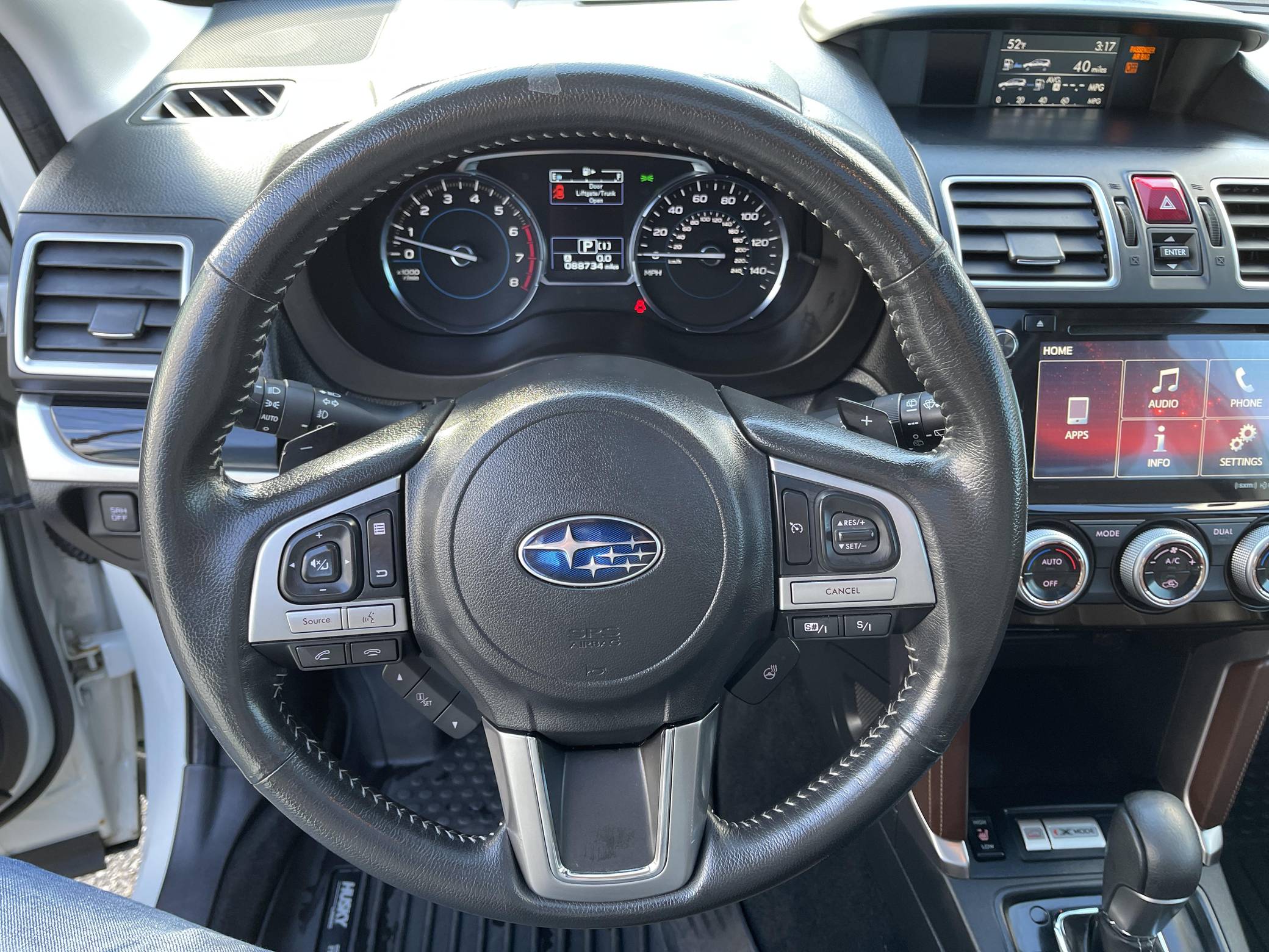 2017 Subaru Forester 2.0XT Touring Interior 11