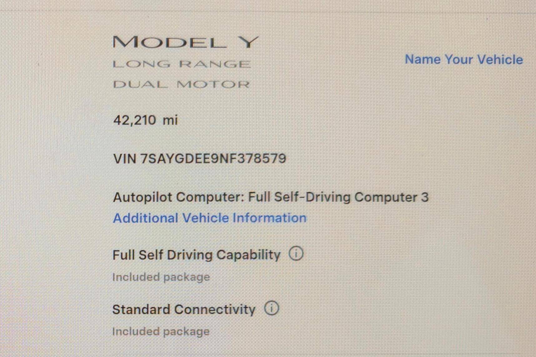 2022 Tesla Model Y Long Range AWD Interior 4